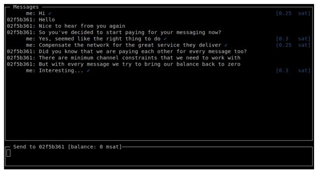 Value Communication App/Widget/Plugin Using Bitcoin's Second Layer (LN)