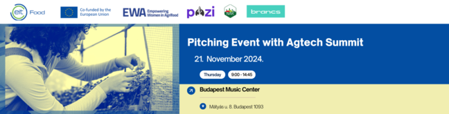 Pitching Event with Agtech Summit