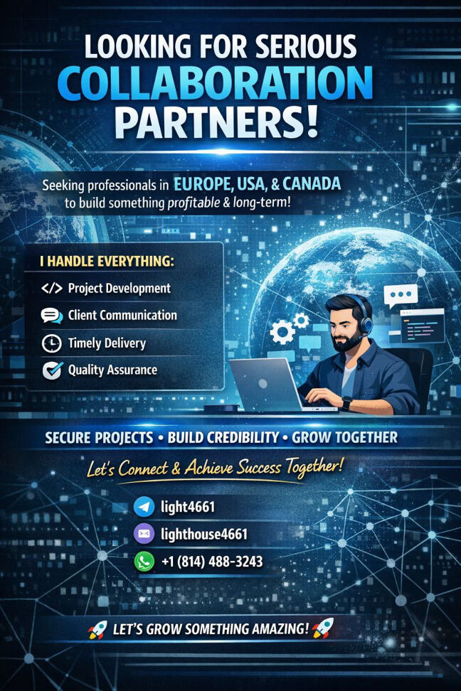 Let’s build something amazing togethe
